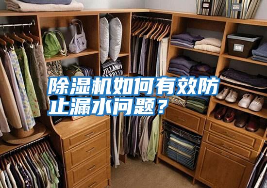 除濕機(jī)如何有效防止漏水問(wèn)題？