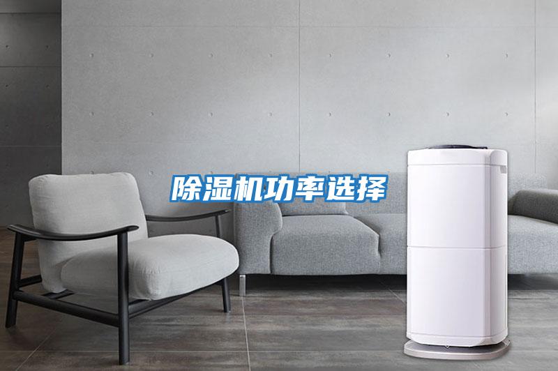 除濕機功率選擇