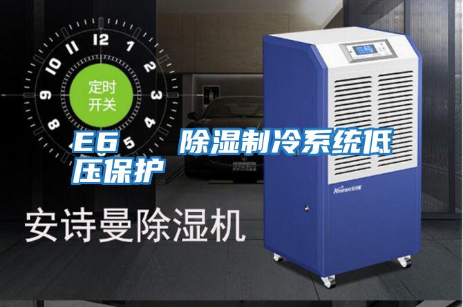 E6 除濕制冷系統低壓保護