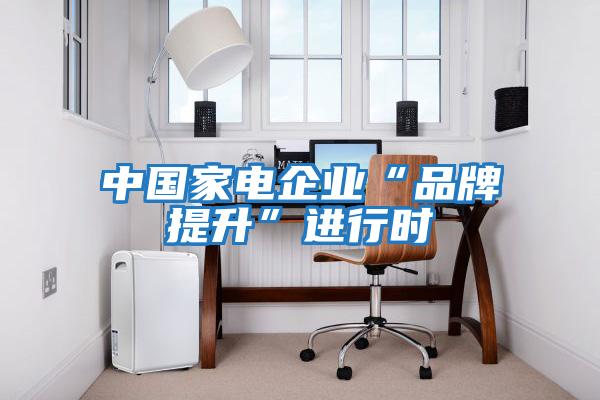 中國家電企業“品牌提升”進行時