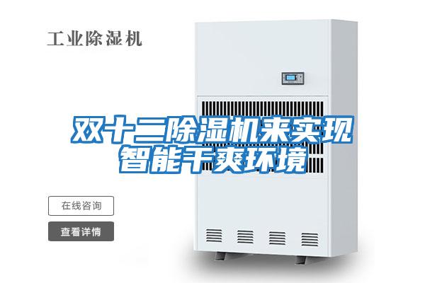 雙十二除濕機(jī)來實現(xiàn)智能干爽環(huán)境