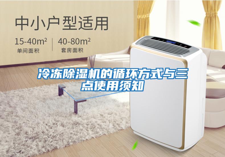 冷凍除濕機的循環方式與三點使用須知