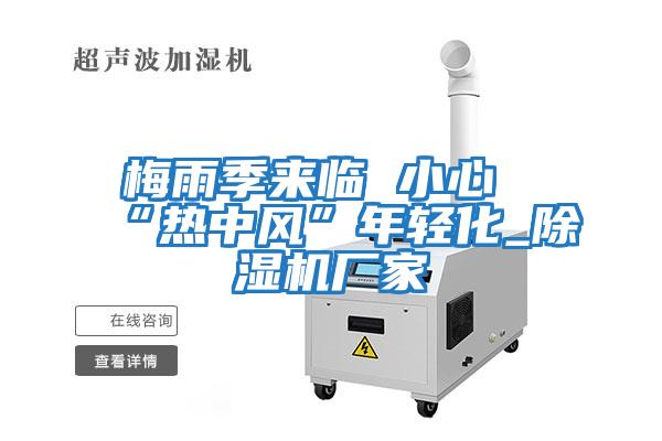 梅雨季來臨 小心“熱中風(fēng)”年輕化_除濕機廠家