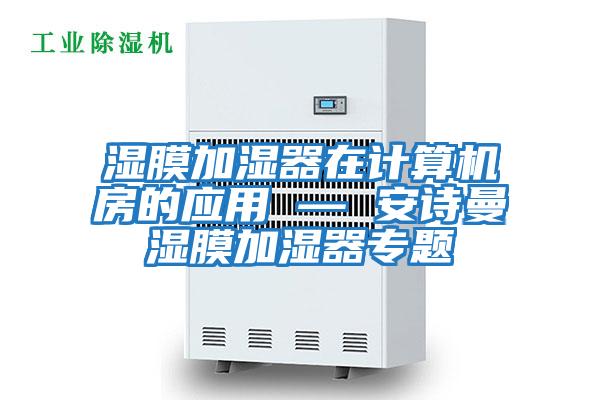 濕膜加濕器在計算機(jī)房的應(yīng)用 — 安詩曼濕膜加濕器專題
