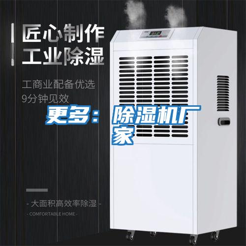 更多:除濕機廠家
