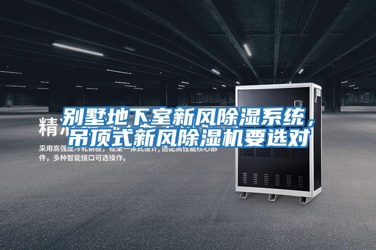 別墅地下室新風(fēng)除濕系統(tǒng)，吊頂式新風(fēng)除濕機(jī)要選對(duì)