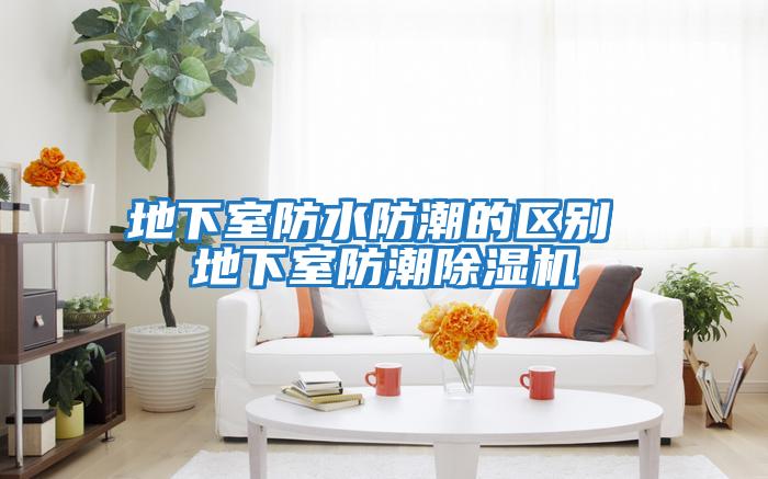 地下室防水防潮的區別 地下室防潮除濕機