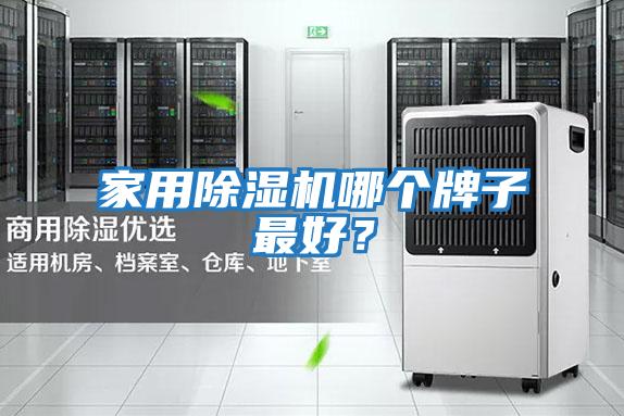 家用除濕機哪個牌子最好？