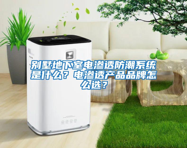 別墅地下室電滲透防潮系統是什么?電滲透產品品牌怎么選?