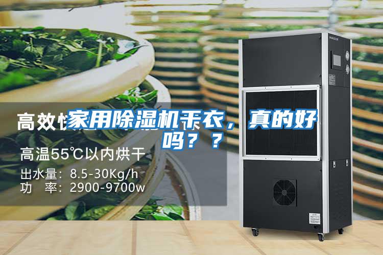 家用除濕機干衣,真的好嗎??