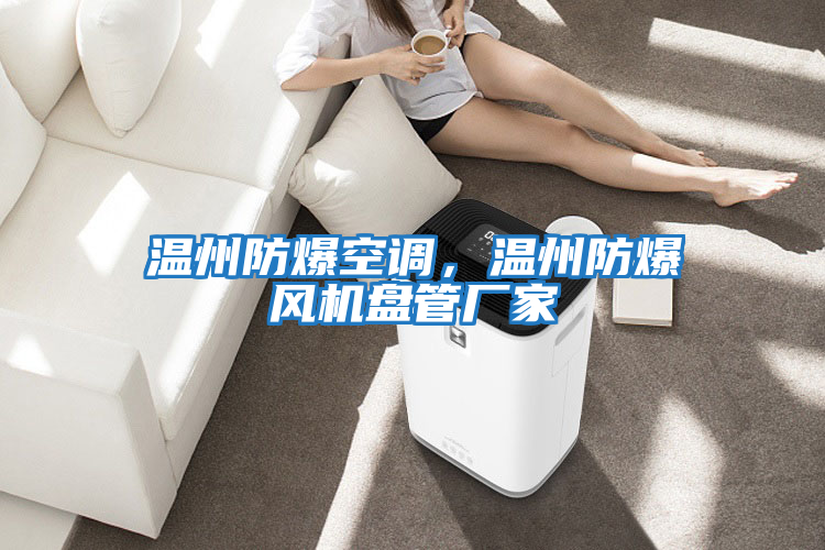 溫州防爆空調,溫州防爆風機盤管廠家