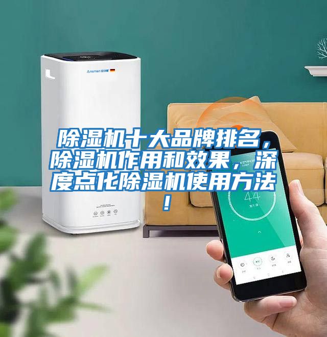 除濕機十大品牌排名，除濕機作用和效果，深度點化除濕機使用方法！