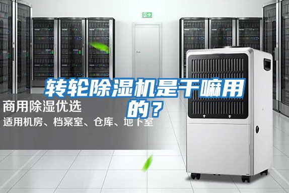 轉輪除濕機是干嘛用的?