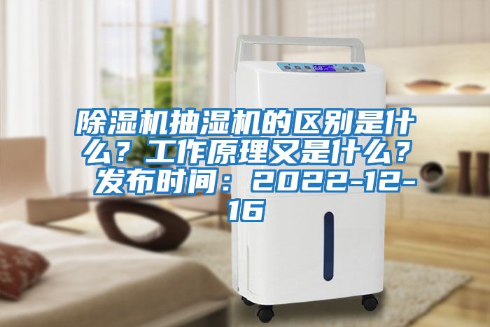 除濕機抽濕機的區(qū)別是什么?工作原理又是什么? 發(fā)布時間:2022-12-16