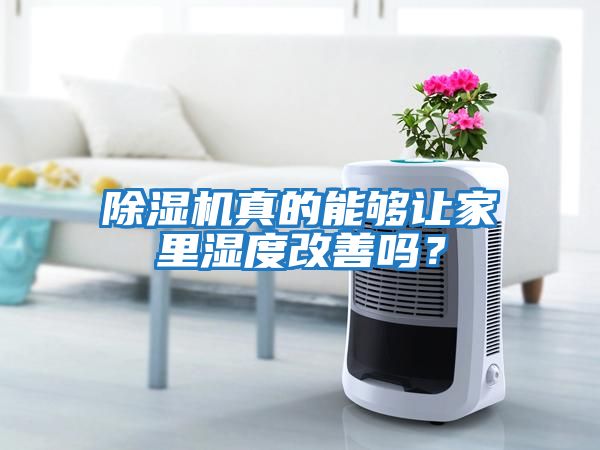 除濕機真的能夠讓家里濕度改善嗎?