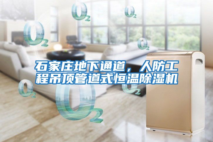 石家莊地下通道,人防工程吊頂管道式恒溫除濕機